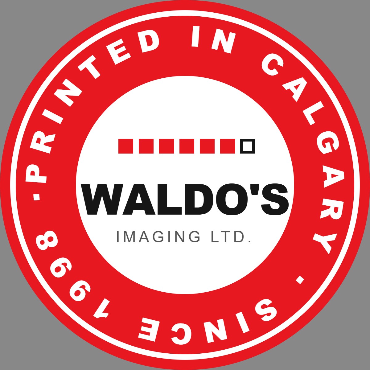 Round die-cut sticker